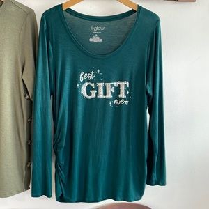 Maternity Shirt. Christmas Shirt.